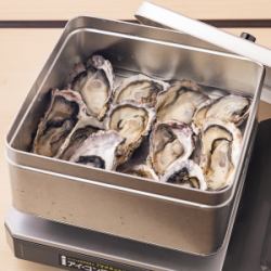 牡蠣のカンカン焼き