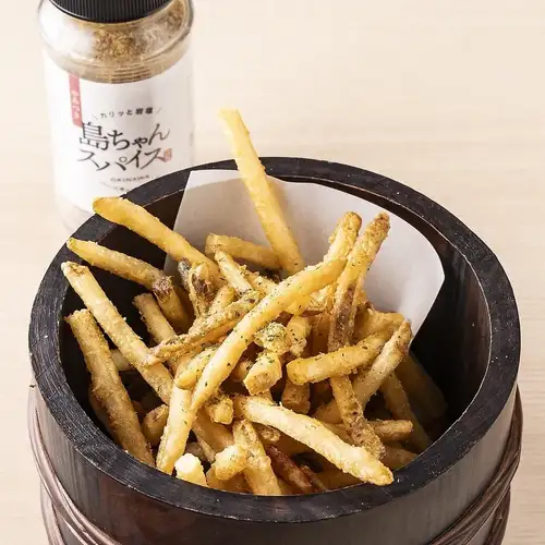 Okinawan spice-infused potato fries!