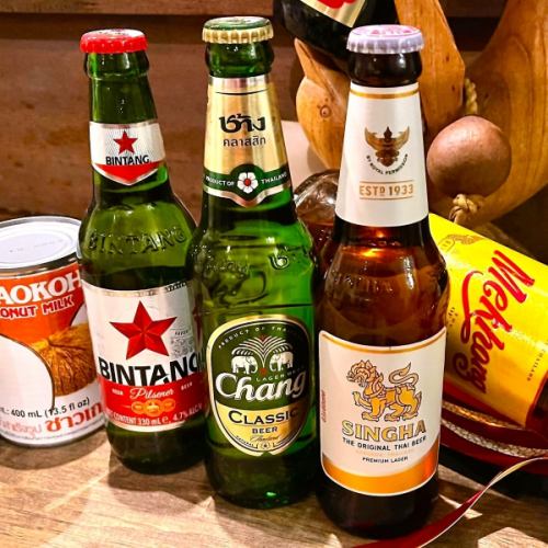 各国のビールが楽しめます