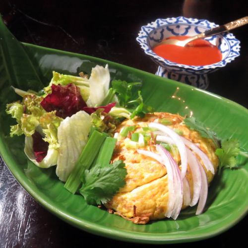 カイジャオムーサップ（タイ風オムレツ）
