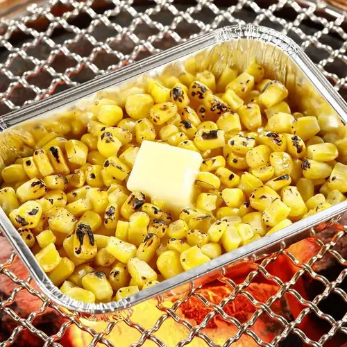 七輪de焼きもろこし