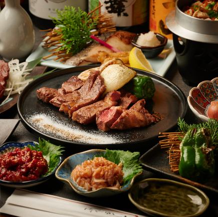 【年末派对/新年派对】“炉端烧极套餐”,含生啤,3小时全心全意烹饪,12道菜,6500日元