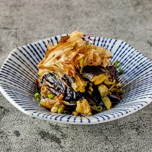 炭火直焼の焼茄子