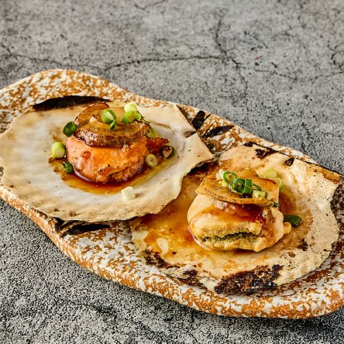 ホタテバターの醤油焼き