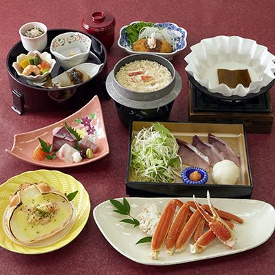 Winter special meal: seasonal fish shabu-shabu small pot Suinsen 7,000 yen (tax and service charge included)