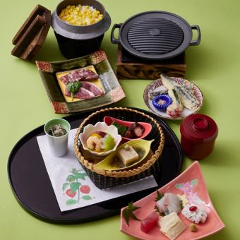 夏の特別御膳 黒毛和牛鉄板焼 『あやめ』 5,000円（(税込）