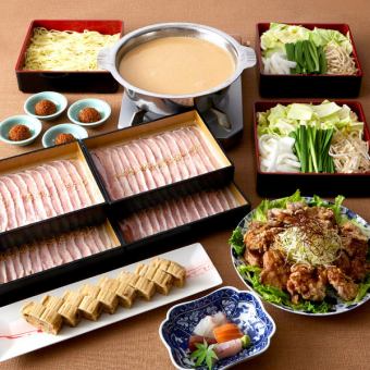 胡麻担々鍋コース「木曽」きそ　4,500円（税込）