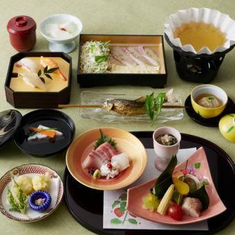 選べる小鍋懐石【魚しゃぶ】『けやき』◇全10品◇6,500円（税込）