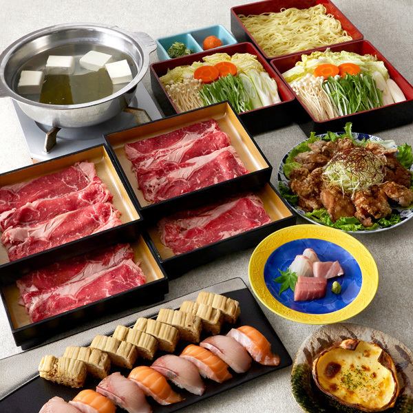 Perfect for various banquets, including sumptuous domestic beef shabu-shabu courses and gorgeous kaiseki cuisine.