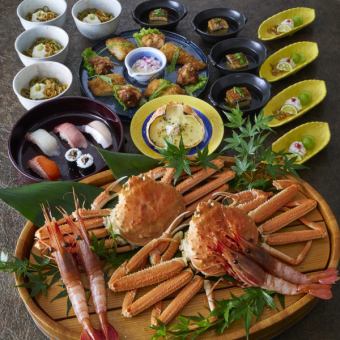 Large feast course "Oboro" 8,500 yen (tax and service charge included)