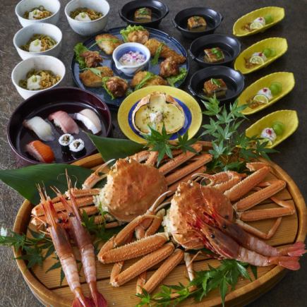 Large feast course "Oboro" 8,500 yen (tax and service charge included)