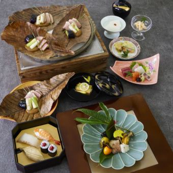 Kaiseki cuisine [Yamabuki] 6,500 yen (tax and service charge included)