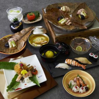 Kaiseki cuisine [Miyabi] 11,500 yen (tax and service charge included)