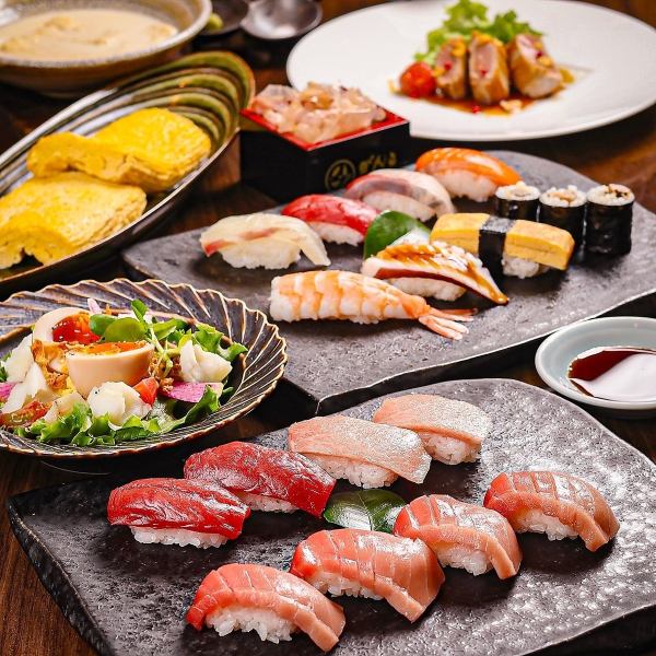 [Enjoy a wide variety of exquisite dishes from the à la carte menu that highlight the charm of Japanese cuisine] "Today I want to enjoy a little bit of everything I like..."