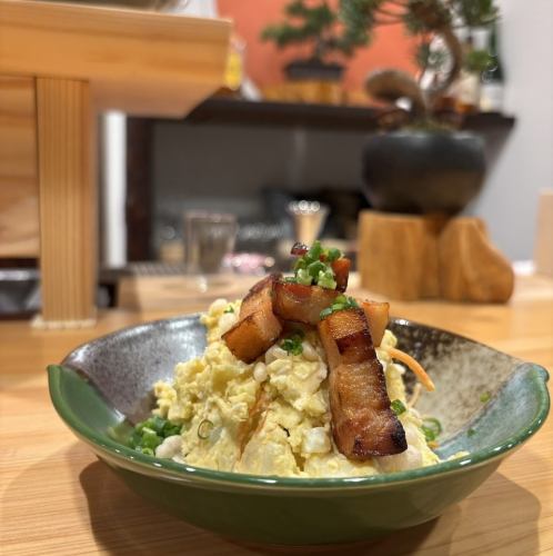 おでん玉子のポテトサラダ