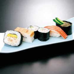 かに寿司五種盛　(6ヶ)