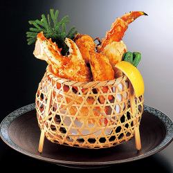 Deep-fried king crab