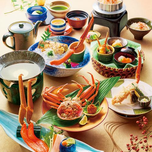 《1/9~3/31의 기간 한정》키코 게 & 게 샤브샤석[해보(카이호)]전 10품 10780엔(부가세 포함)