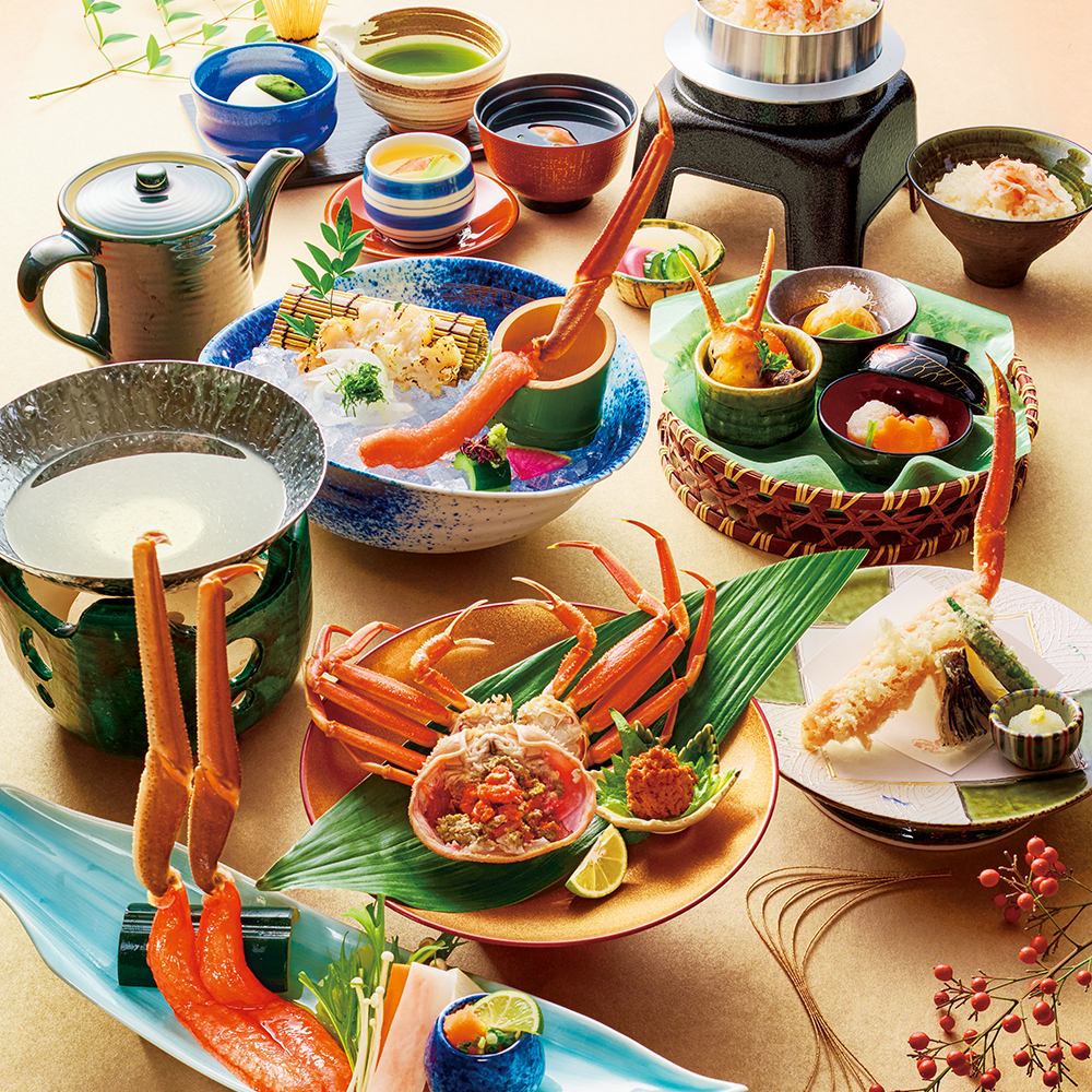 키키 게 & 게 샤브리 회석 【해보-카이호-】전10품 10780엔(부가세 포함)