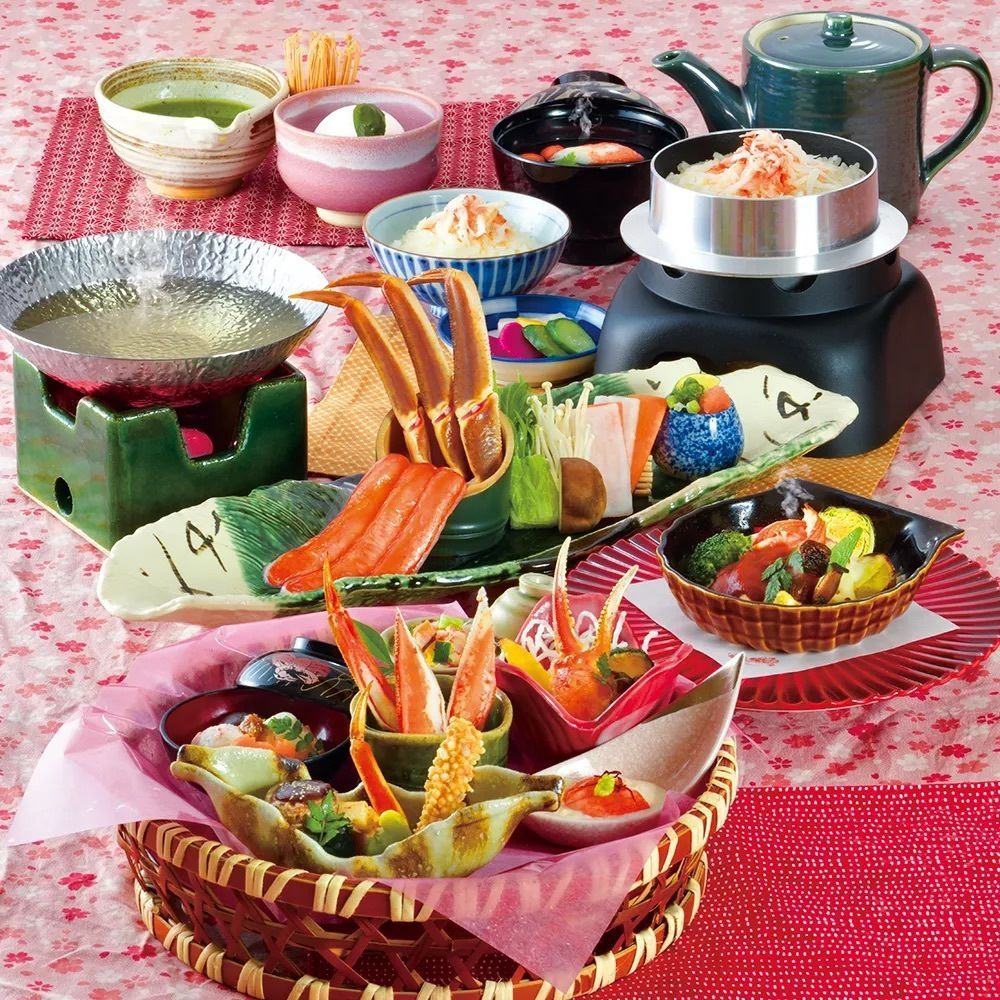 かにしゃぶ会席【華蓮-かれん-】全7品 7480円(税込)