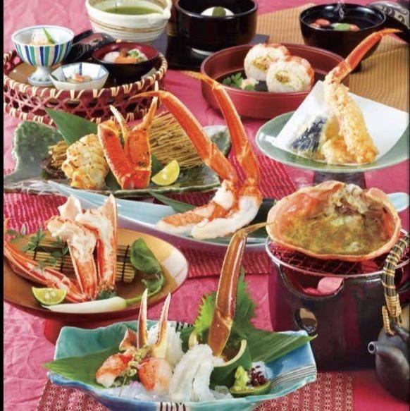 <数量限定>活かに甲羅しゃぶ会席【夢路-ゆめじ-】全9品 27500円(税込)