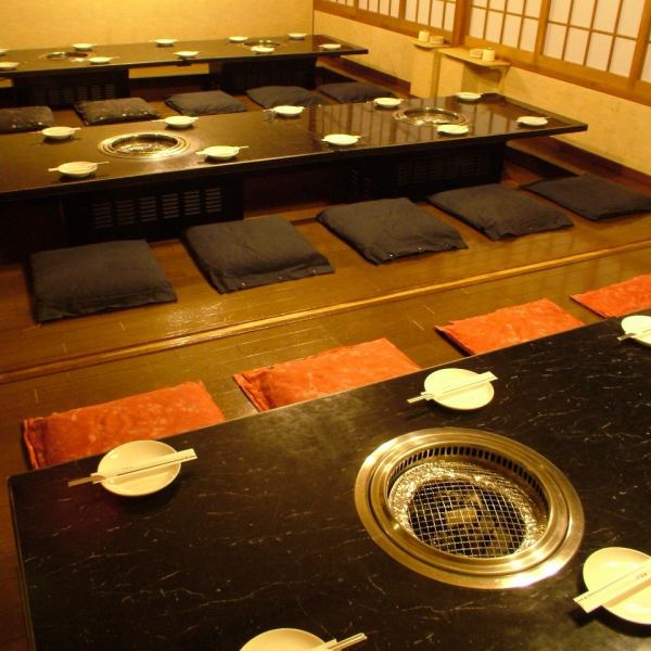 If you remove the partitions, it can accommodate up to 30 people!Enjoy yakiniku with a large group of people★*Maximum of 6 people.