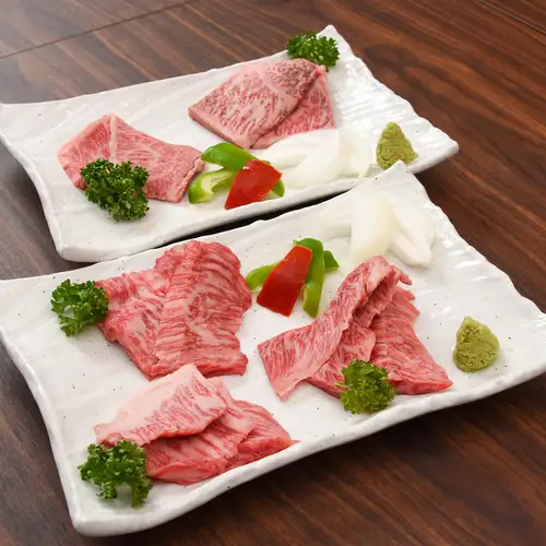 ロース2種盛り合わせ