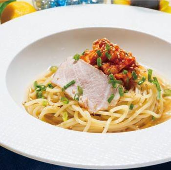 【期間限定メニュー】韓国風冷麺パスタ