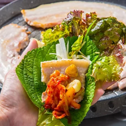 【サムギョプサルコースなど飲み放題付コース◎】カルビ・モクサルなど多様な部位◎