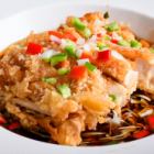 さっぱり葱だれの油淋鶏