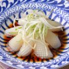 イカの醤油湯引き