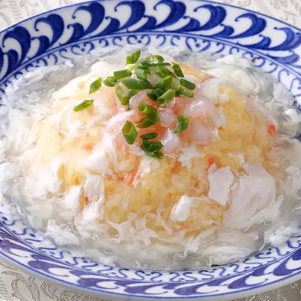当店自慢！【やさしい海鮮あんかけ炒飯】