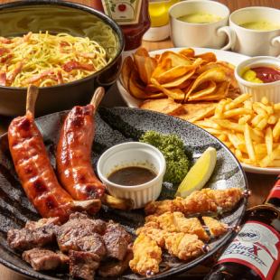 【120分飲み放題付】55Steakの肉尽くし！全8品 6000円(税込) ※7名様以上で貸切確約