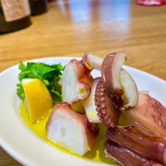 Marinated island octopus