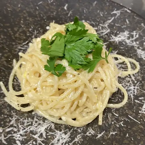 生柚子とレモンのクリームパスタ