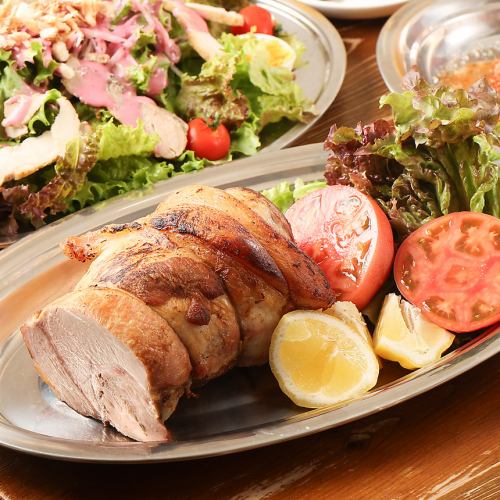 登別豚バラ肉のグルグルロースト