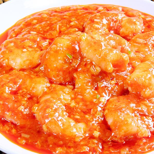 海鲜第一受欢迎的虾辣椒