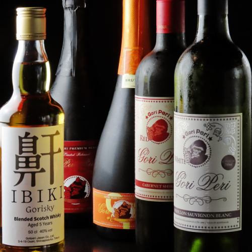 -豊富なお酒やおつまみも-
