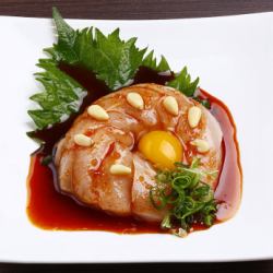 鶏ささみユッケ