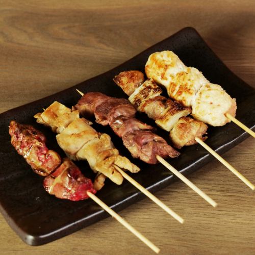 Assorted skewers of five kinds