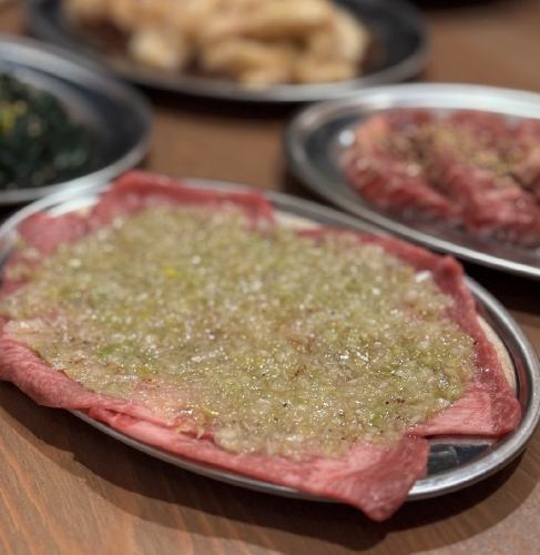 ネギ塩まみれ牛タン