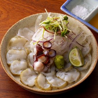 水タコのわら炙り焼き