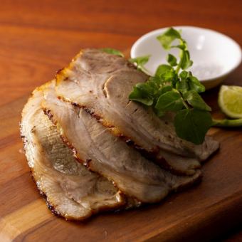 ローストポークの藁焼き