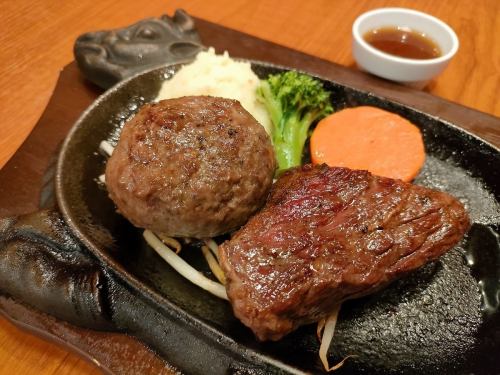[◆◇~Our specialty dish..."Hamburger & Kainomiya steak 1,936 yen including tax"~◇◆]
