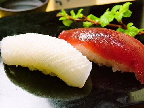 Craftsman's sushi 1 piece 150-450 yen