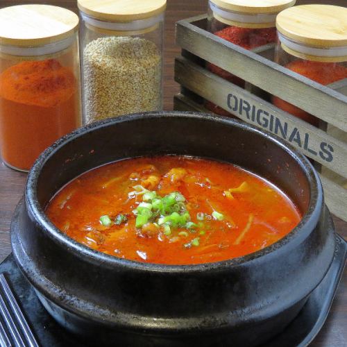 We offer [Korean food that is not spicy].The spiciness is adjustable ♪