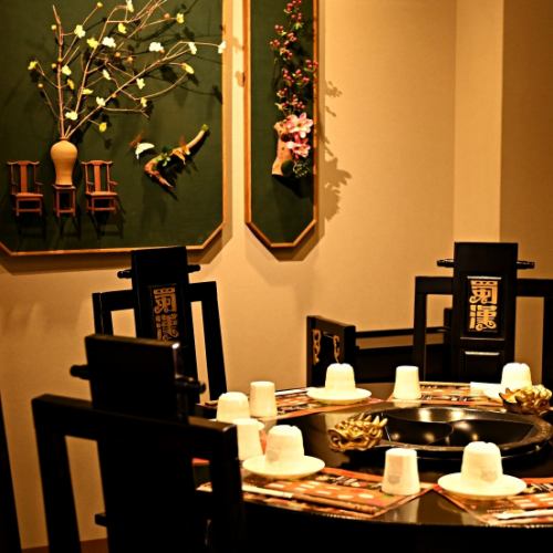 四川文化が垣間見える内装