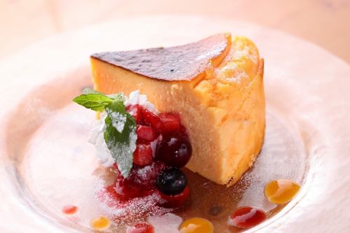 Smooth Basque cheesecake