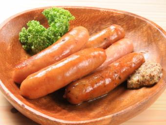 Assorted sausage