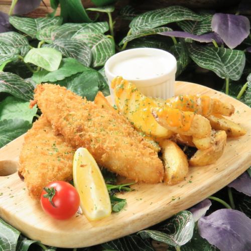This is a classic! British-style fish and chips